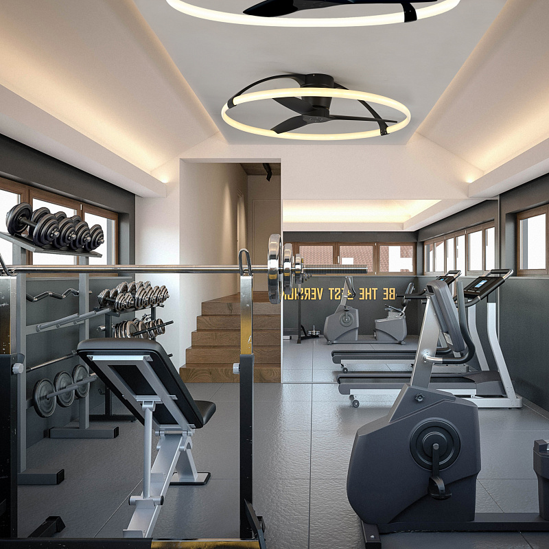 Потолочная люстра-вентилятор Mantra Nepal 7531