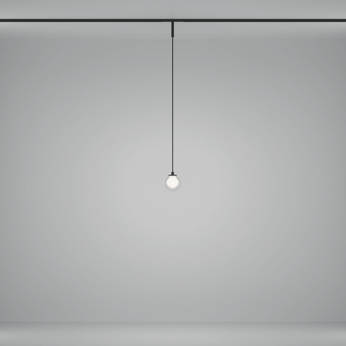 Трековый магнитный светильник Maytoni Bubble TR181PL-1-4WTW-B