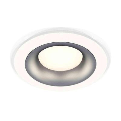 Комплект встраиваемого светильника Ambrella light Techno Spot XC7621004 SWH/MCH белый песок/хром матовый (C7621, N7013) Комплект встраиваемого светильника Ambrella light Techno Spot XC7621004 SWH/MCH белый песок/хром матовый (C7621, N7013)