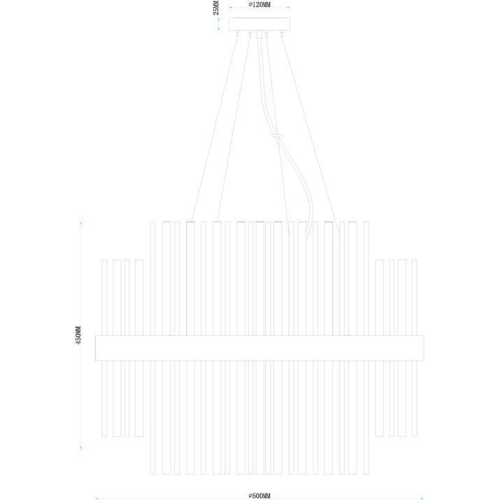 Подвесная люстра Arte Lamp Montreal A1034SP-12CC