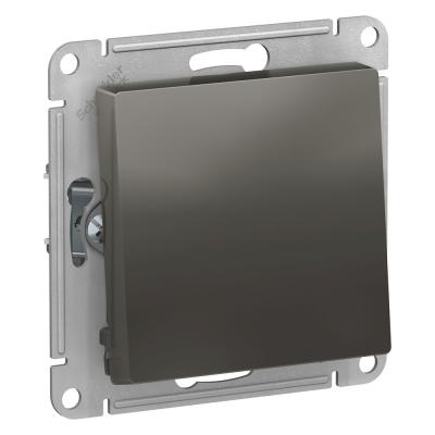 Переключатель 1-клавишный, сх.6, 10АХ Systeme Electric AtlasDesign Сталь ATN000961