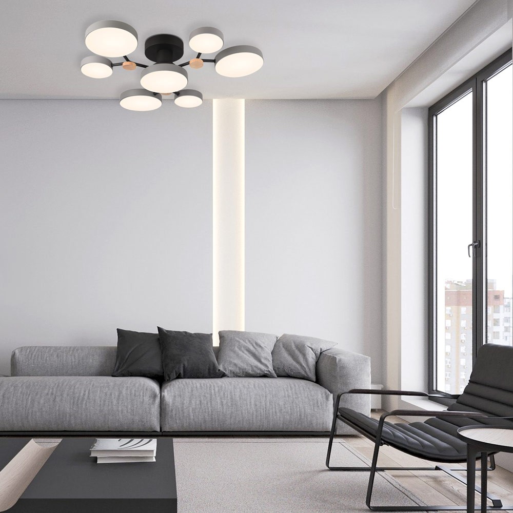 Потолочная люстра LED4U L3201-700 GR