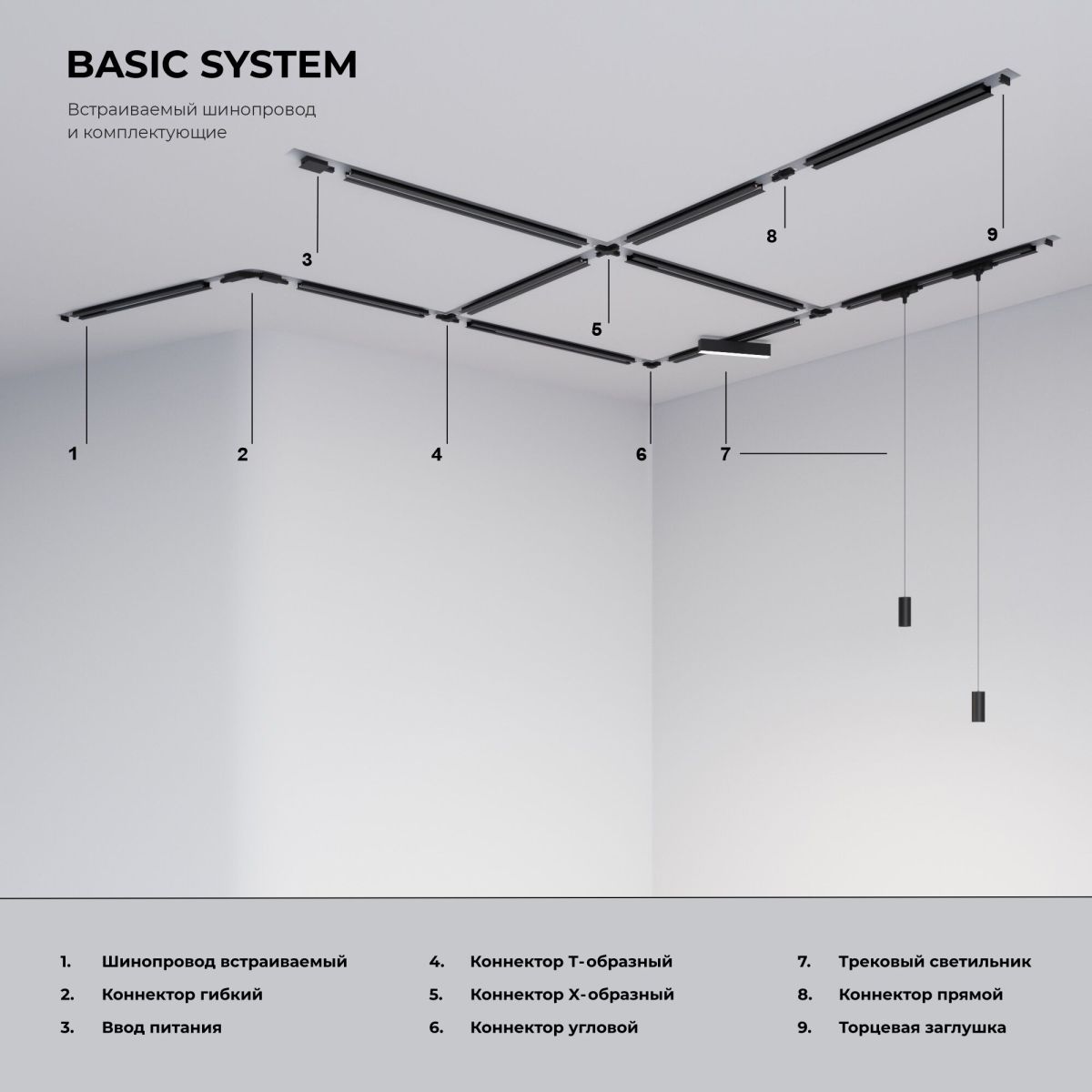Трековый однофазный светильник Elektrostandard Basic System 85900/01 4690389220470 a072218