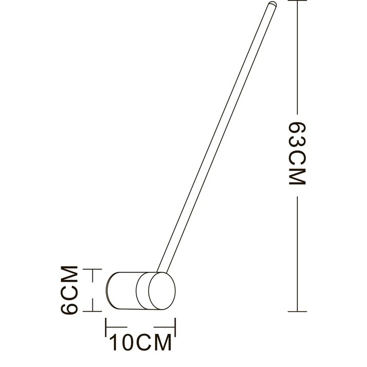 Настенный светильник Arte Lamp Polis A2027AP-1PB