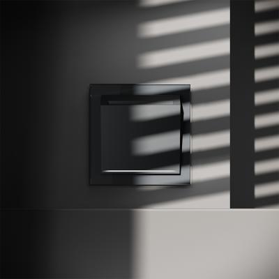 Выключатель встраиваемый Voltum S70 карточный 16А, (графит) VLS010707