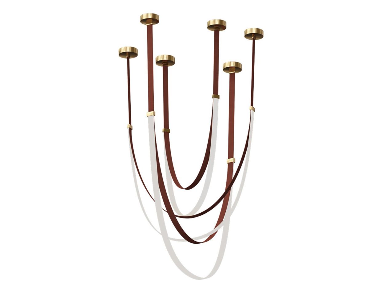 Подвесная люстра Kink Light Лирд 07689A-120+150+180,04