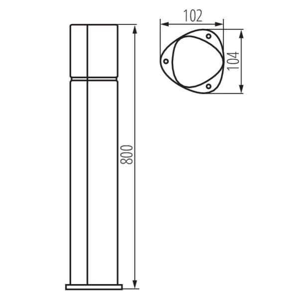 Ландшафтный светильник Kanlux Canor 36583