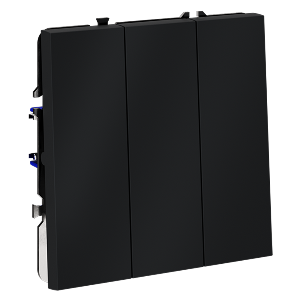 Выключатель трехклавишный Voltum S70 VLS030107