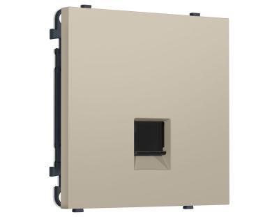 Комплект механизма компьютерной розетки SIGMA Кашемир RJ-45 Ambrella Volt MS352010 (SP3520, PR188)