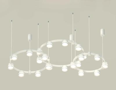 Комплект подвесного светильника Ambrella Light Techno Ring XR92082210 (A9208x3, C9241, C9236, C9231, N8477, N8461)