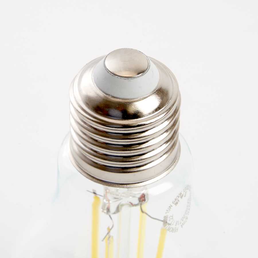 Лампа светодиодная филаментная Feron E27 15W 4000K прозрачная LB-615 38242