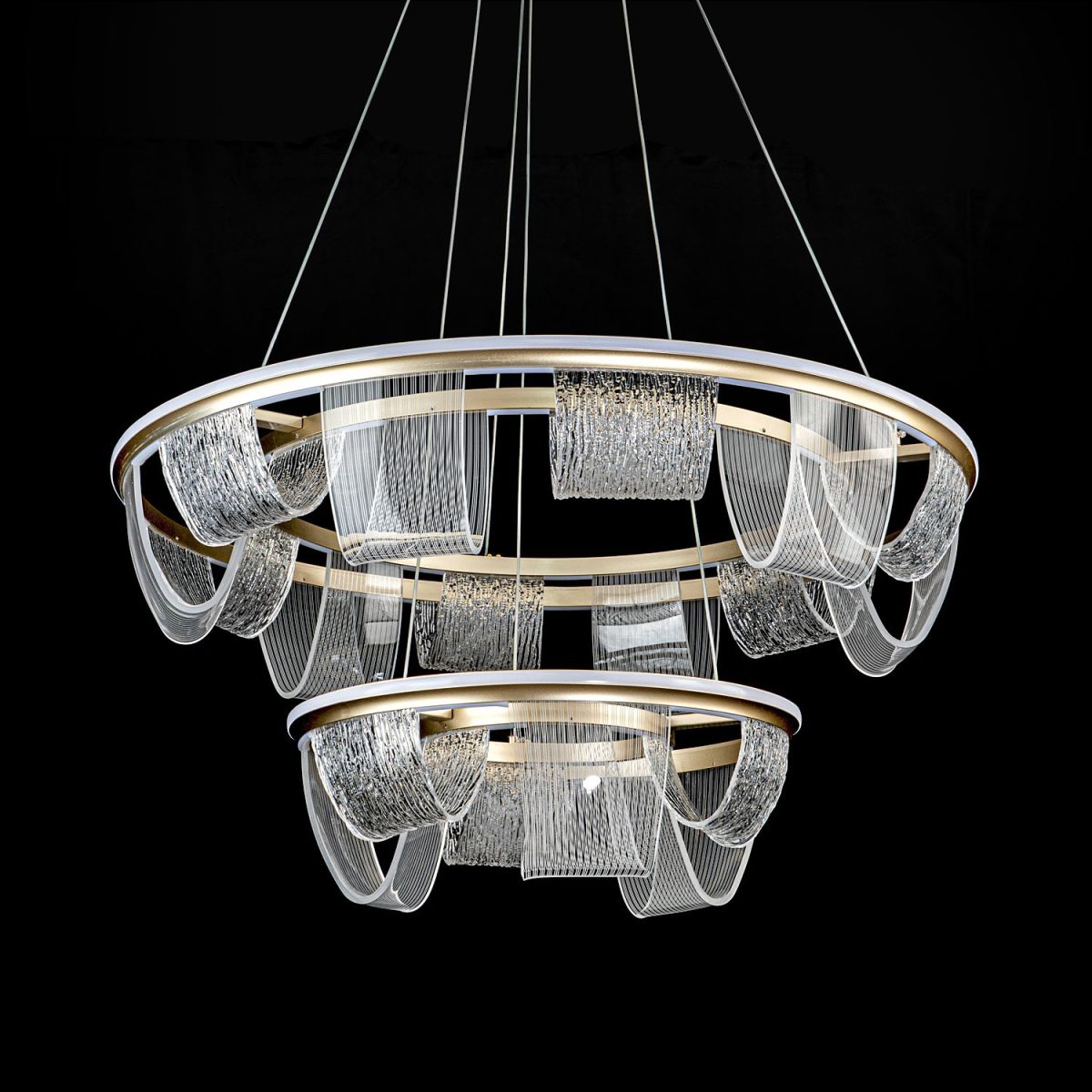 Подвесная люстра LED4U L7706-800-460 GD - Elektrostandard.net Подвесная люстра LED4U L7706-800-460 GD