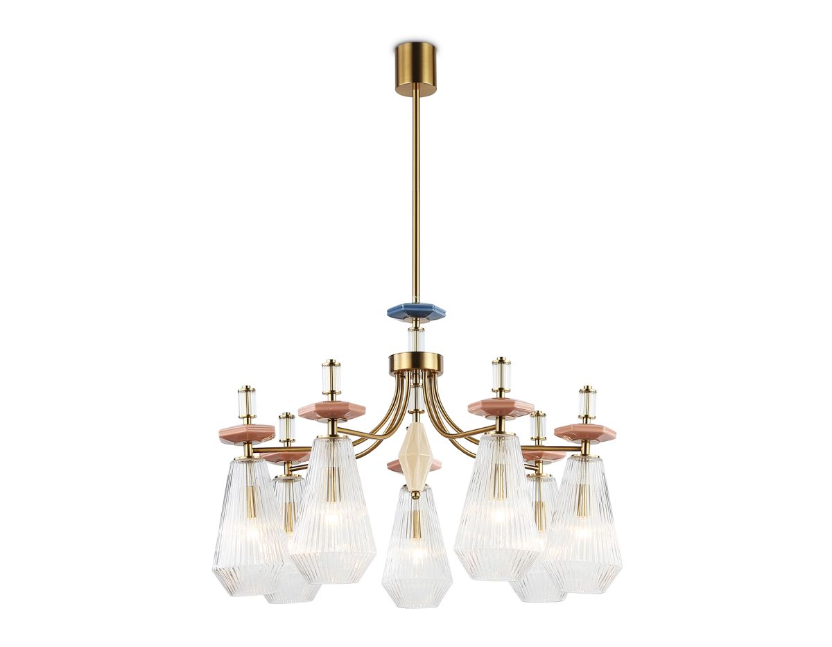 Люстра на штанге Ambrella Light High Light Ceramo Modern LH53184