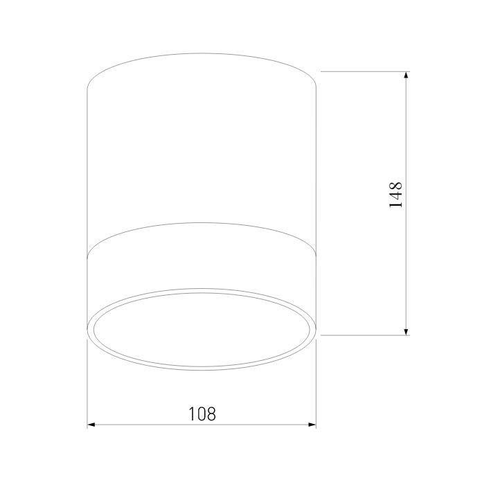 Уличный светодиодный светильник Elektrostandard Light Led 35140/H черный 4690389177941