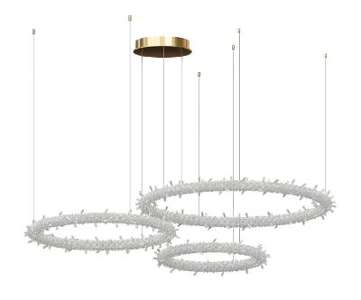 Подвесная люстра Kink Light Лиам 07875-80+60+40P,36(3000K)