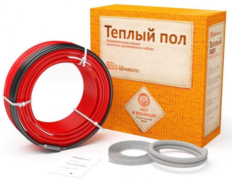Нагревательный кабель Warmstad WSS-360 в стяжку