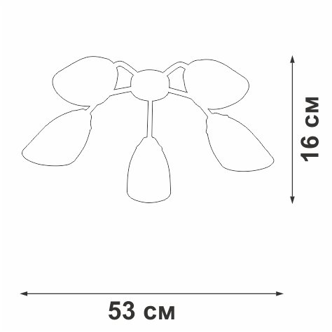 Потолочная люстра Vitaluce V31950/5PL