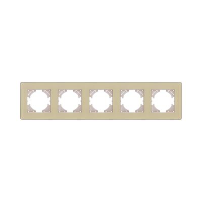 Рамка 5-постовая, золотой Kollinger Eleganz Acryl EA5GD