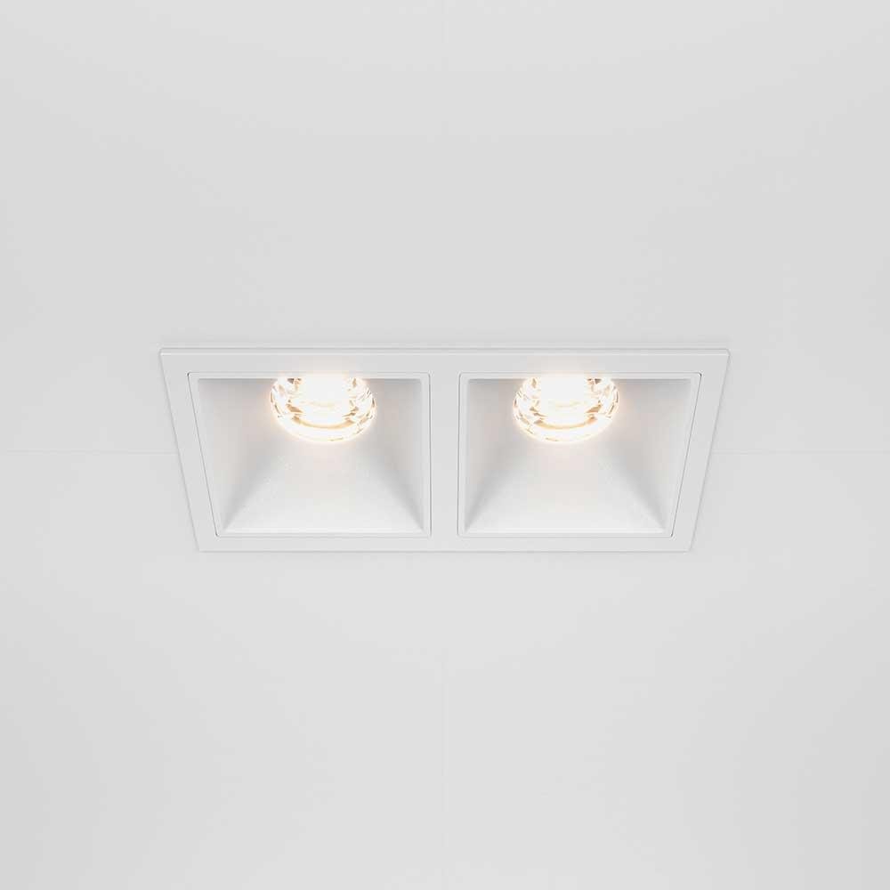 Встраиваемый светильник Maytoni Alfa LED DL043-02-10W3K-D-SQ-W