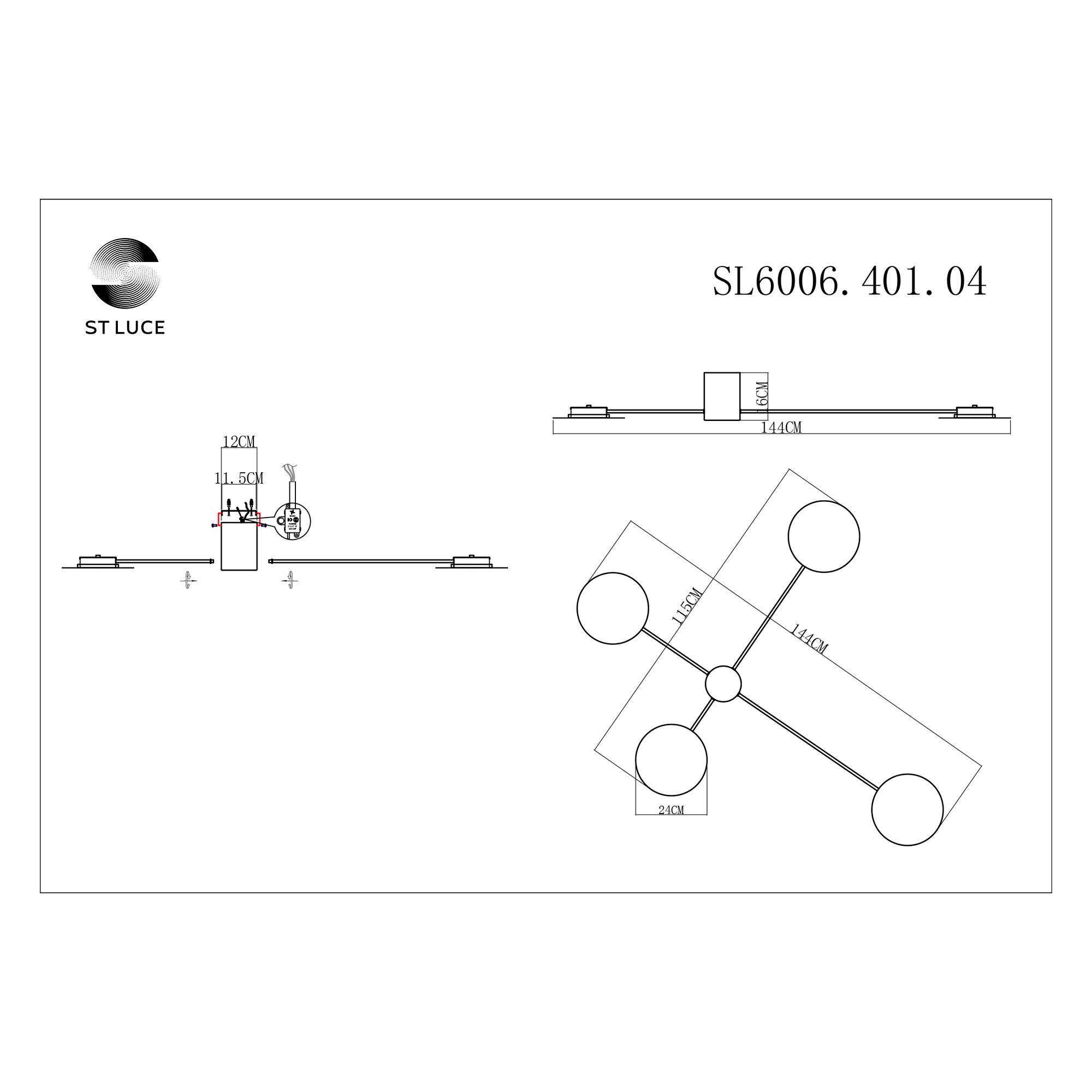 Настенный светильник ST Luce Tondo SL6006.401.04