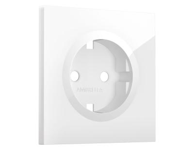 Лицевая панель SIGMA (Белый глянец) для электрической розетки с/з QUANT PRO Ambrella Volt SP1060