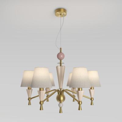 Подвесная люстра Eurosvet Teja 101014/6 латунь Smart a072038