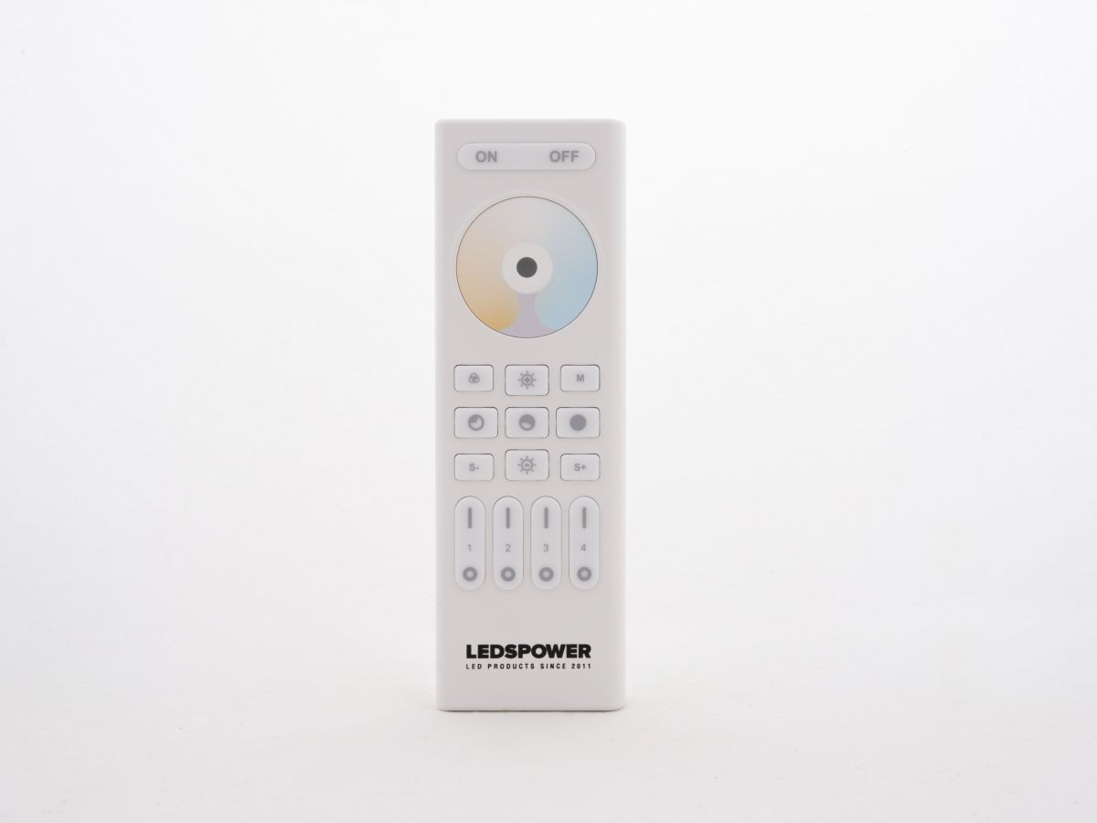 Пульт CCT на 4 зоны LEDS POWER RC02RF белый 006529