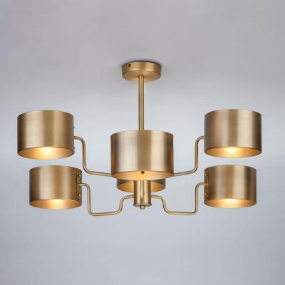 Потолочная люстра Bogates Pallada 293/6 Smart латунь