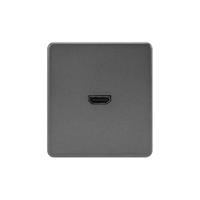 Розетка ROUND HDMI с/у титан KRANZ KR-78-0730-2 Розетка ROUND HDMI с/у титан KRANZ KR-78-0730-2