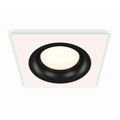 Комплект встраиваемого светильника Ambrella light Techno Spot XC7631002 SWH/PBK белый песок/черный полированный (C7631, N7011)