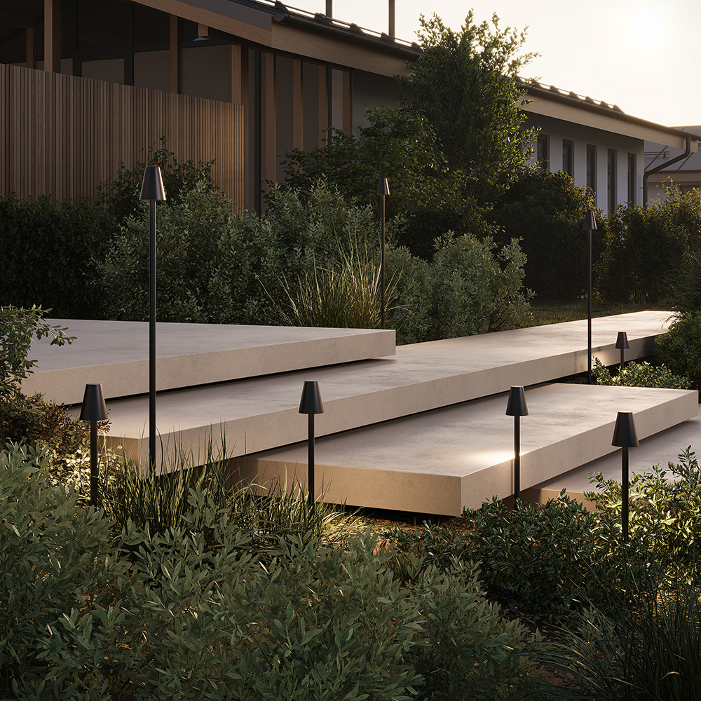 Ландшафтный светильник Maytoni Cane O504FL-L1B3K