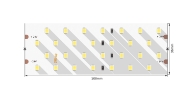 Светодиодная лента SWG SWG2P280-24-26-WW-20 005601
