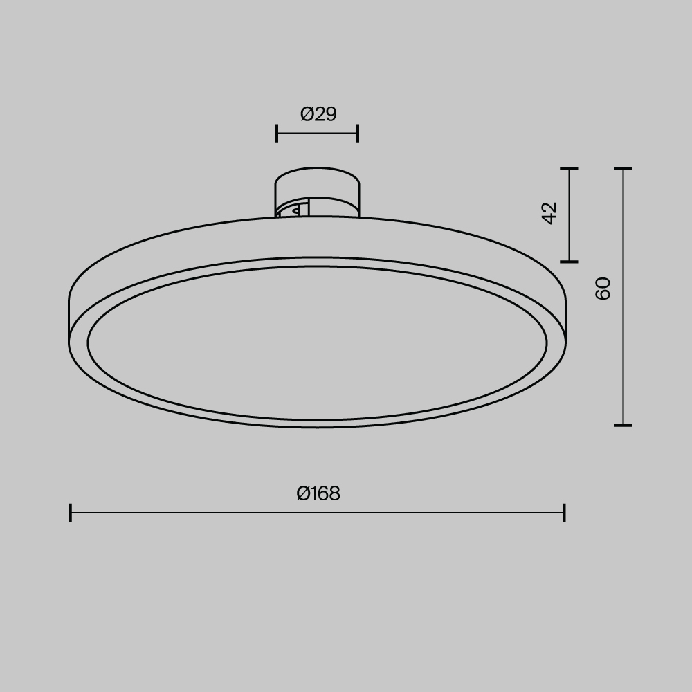Трековый магнитный светильник Maytoni Plato TR153-1-10W4K-B