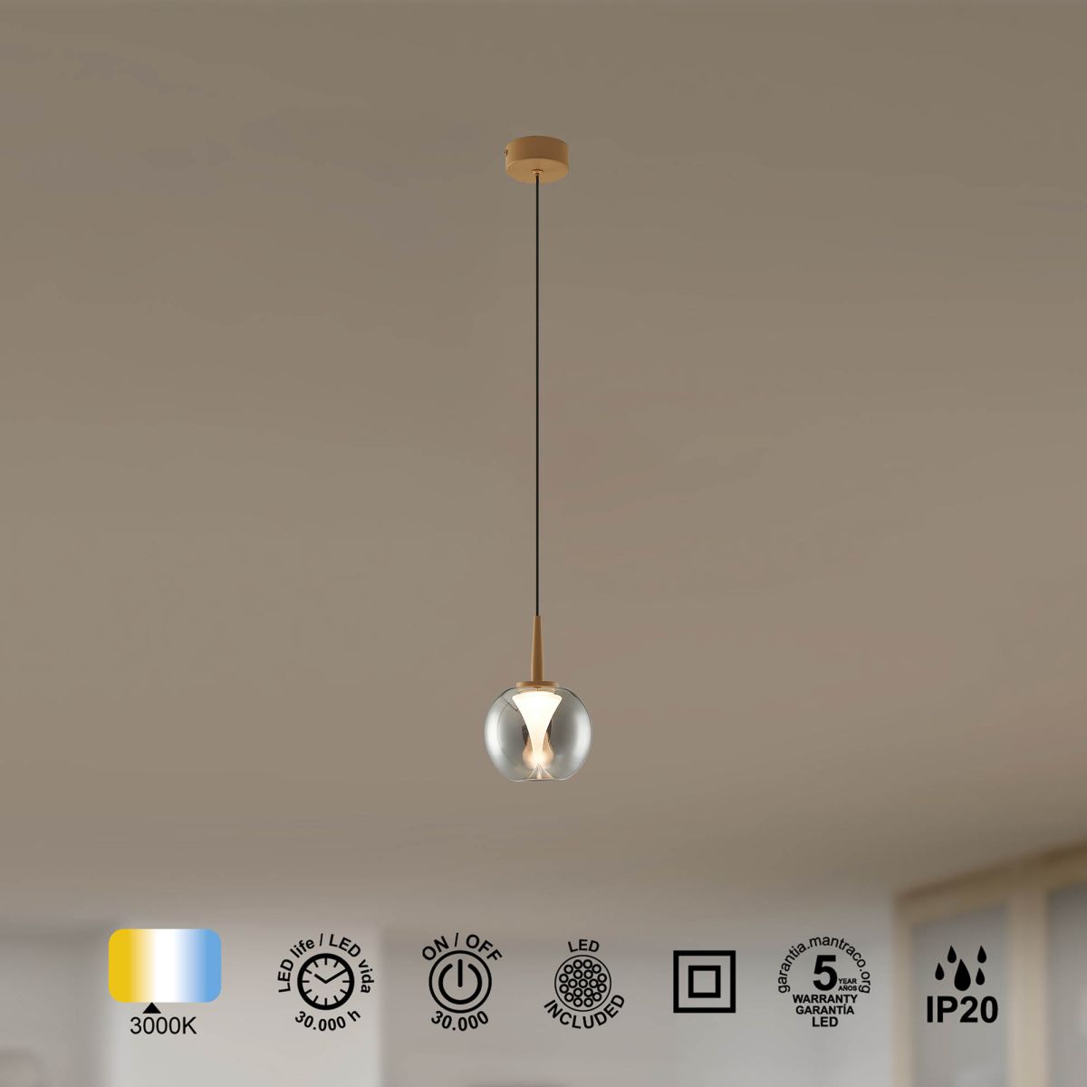 Подвесной светильник Mantra Andromeda 9076