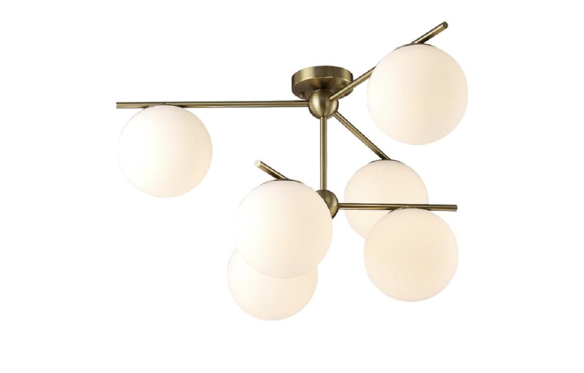 Подвесная люстра Crystal Lux FELIZ SP-PL6 BRONZE/WHITE - Elektrostandard.net Подвесная люстра Crystal Lux FELIZ SP-PL6 BRONZE/WHITE