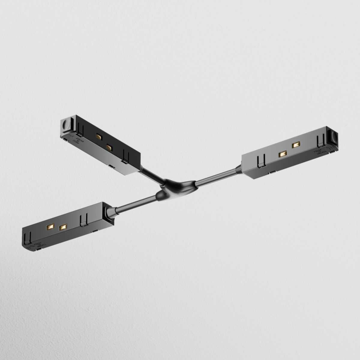 Коннектор питания T-образный  Maytoni Technical Gravity TRA004CWT-22B