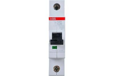 Автоматический выключатель ABB S201 1-полюсный C20 6кА