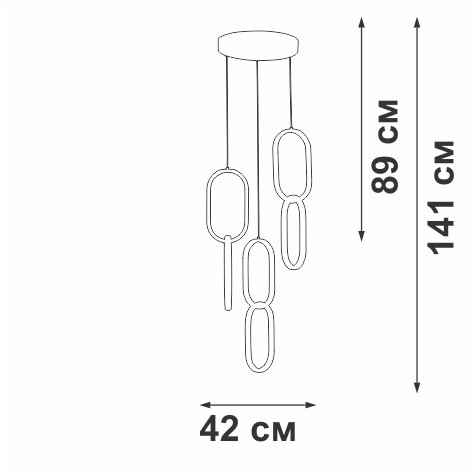 Подвесная люстра Vitaluce V4695-0/6S