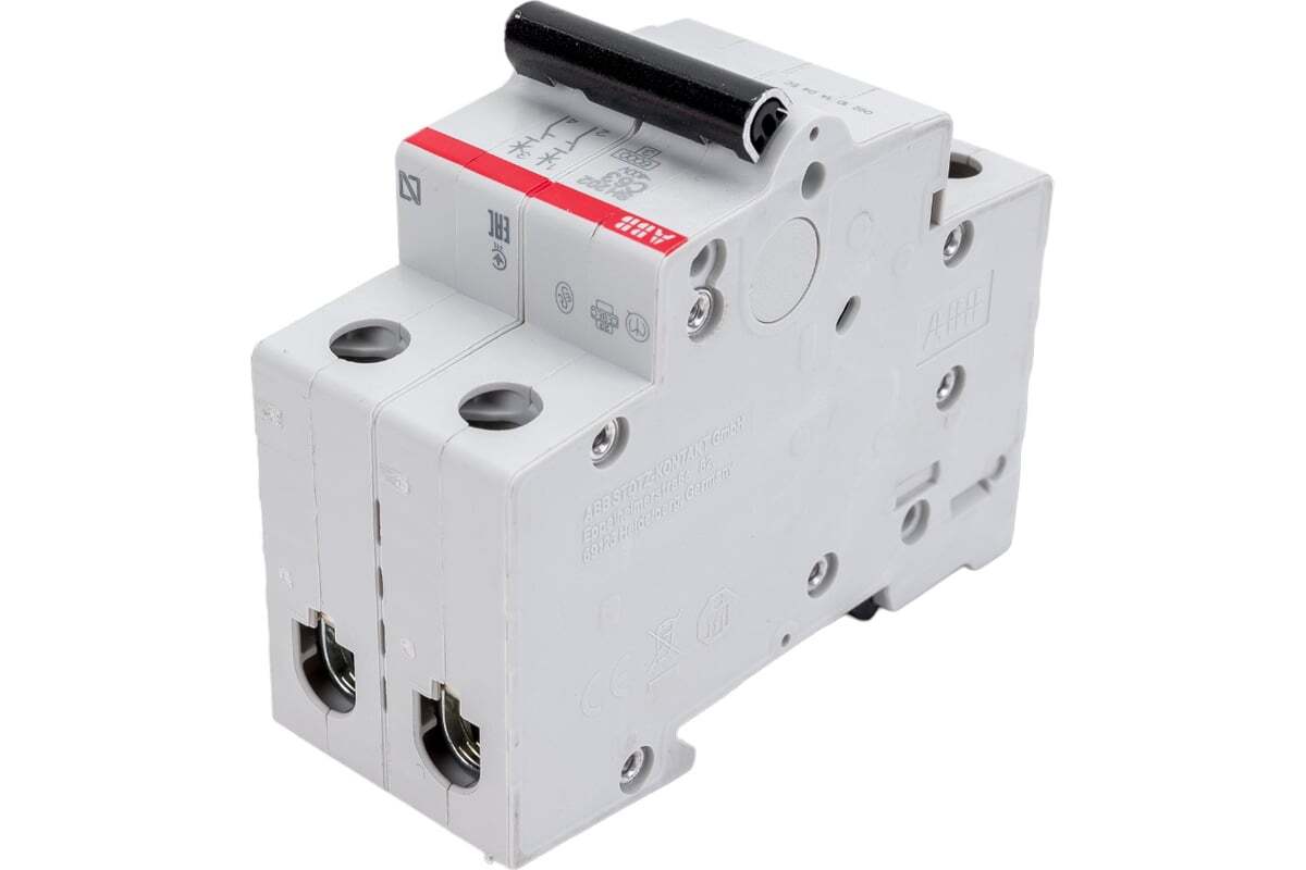 Автоматический выключатель ABB SH202 2-полюсный C63 6кА