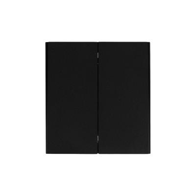 Выключатель STRONG 2 кл 10А с/у антрацит KRANZ KR-78-0706-5