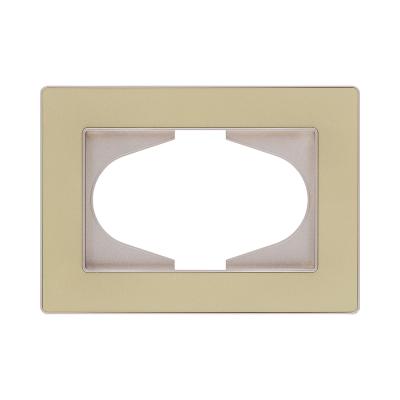 Рамка для двойной розетки, золотой Kollinger Eleganz Acryl EA120GD