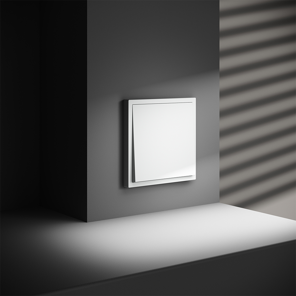 Выключатель с самовозвратом одноклавишный Voltum S70 VLS010602