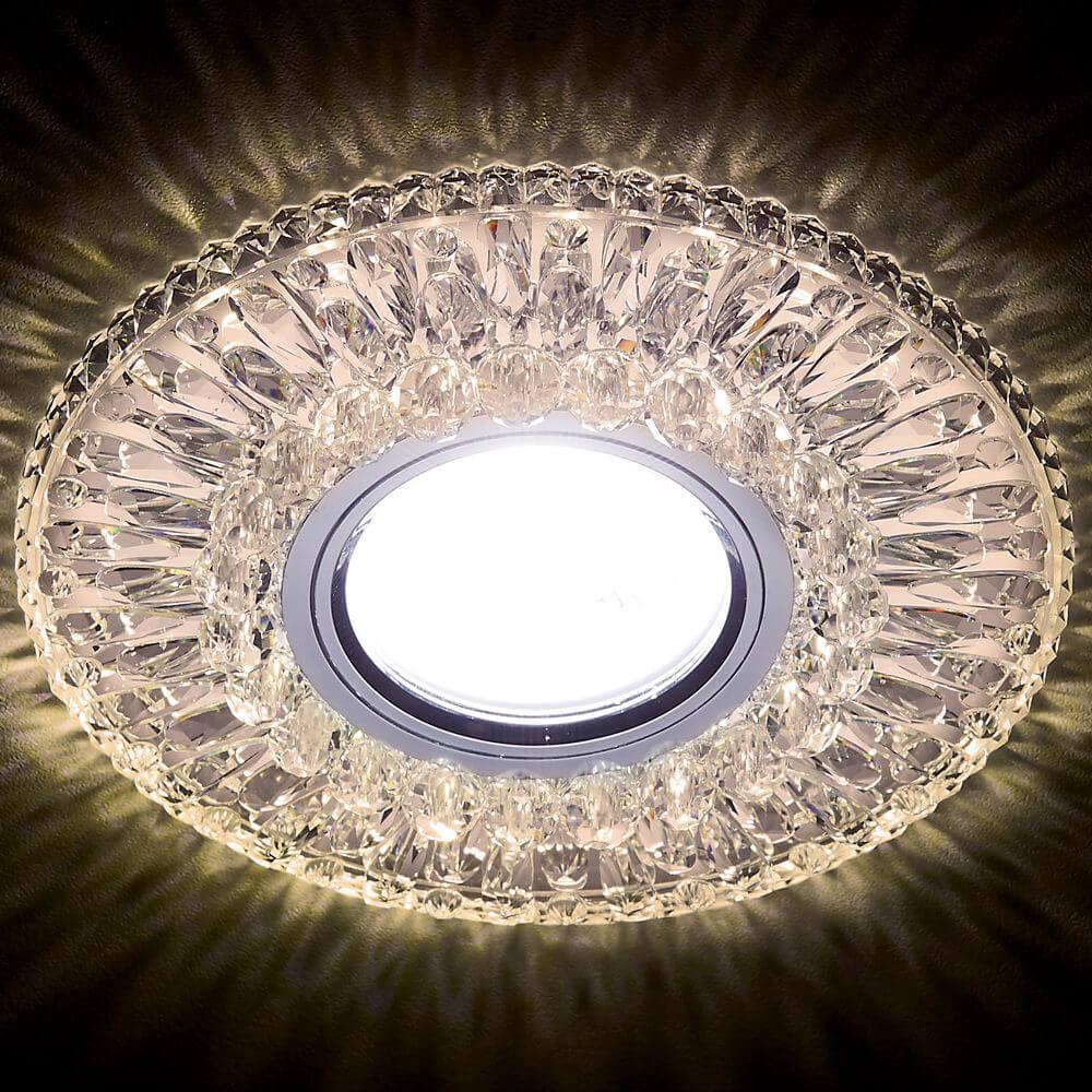 Встраиваемый светодиодный светильник Ambrella light Led S380 CL/WW - Elektrostandard.net Встраиваемый светодиодный светильник Ambrella light Led S380 CL/WW