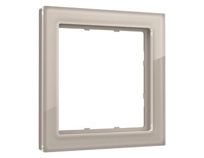 Рамка SIGMA Briz (Серо-бежевый Стекло закаленное натуральное) 1-ая Ambrella Volt SF350381