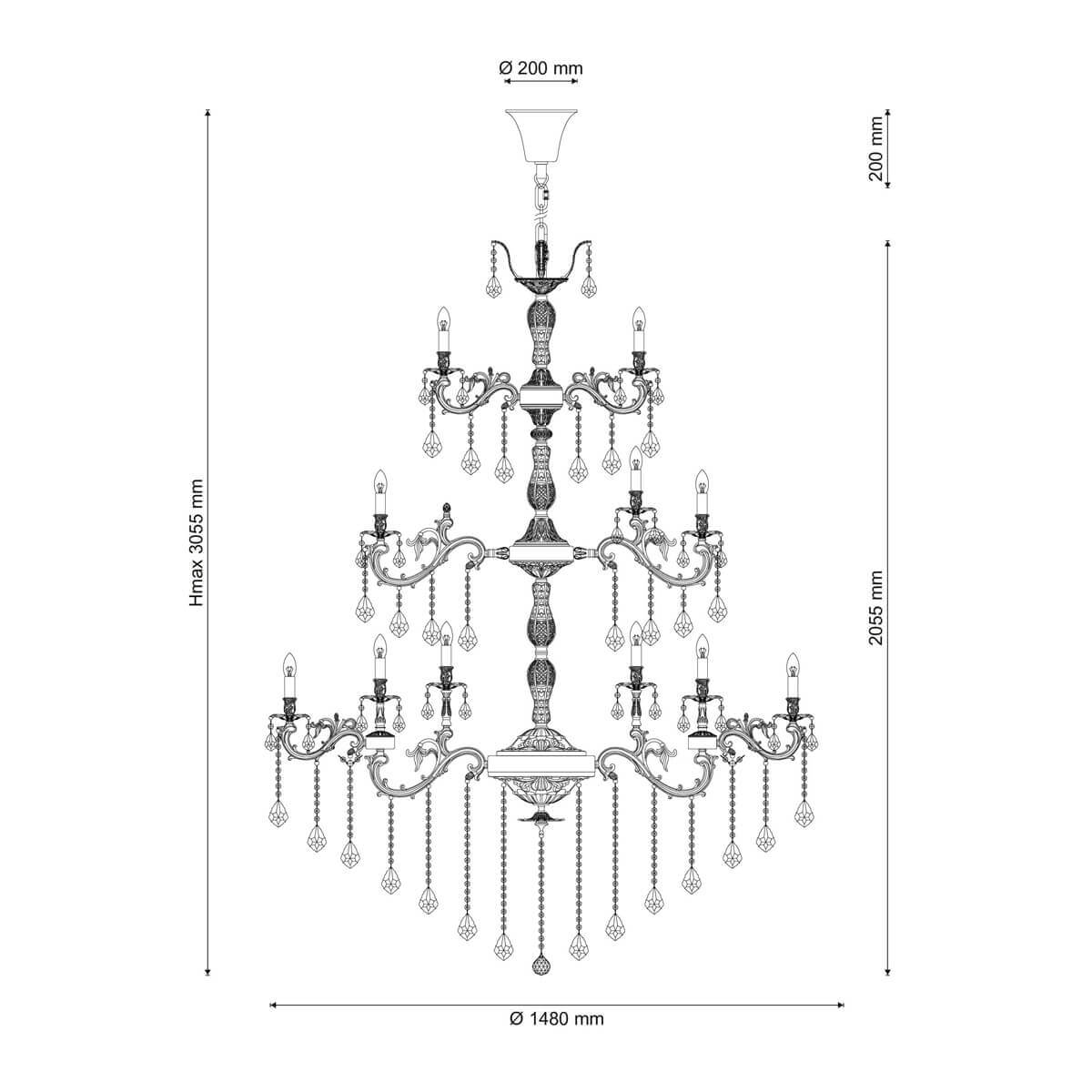 Подвесная люстра Lucia Tucci Barletta 122.60 Antique - Elektrostandard.net Подвесная люстра Lucia Tucci Barletta 122.60 Antique