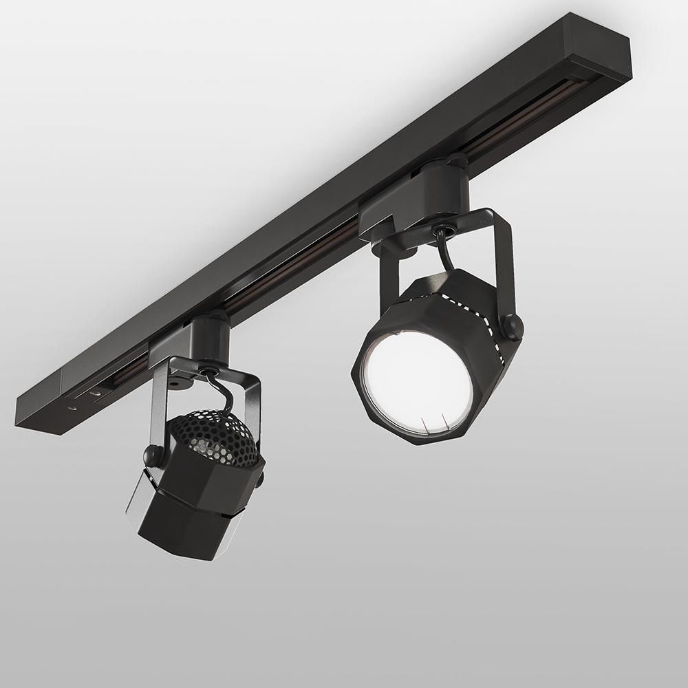 Трековый светильник Elektrostandard Robi GU10 черный MRL 1004 4690389148026 - Elektrostandard.net Трековый светильник Elektrostandard Robi GU10 черный MRL 1004 4690389148026