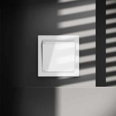 Выключатель встраиваемый Voltum S70 карточный 16А, (белый глянцевый) VLS010701