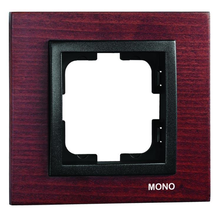 Рамка 1-постовая Mono Electric Style черешня 107-500000-160