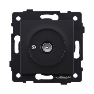 Розетка TV (папа), черный матовый Kollinger REA-007BM для Aspekt, Eleganz, Reflex