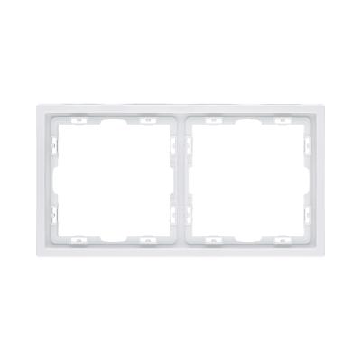 Рамка 2-постовая, белый матовый Kollinger Eclipse EC2WH